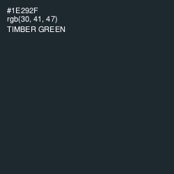 #1E292F - Timber Green Color Image